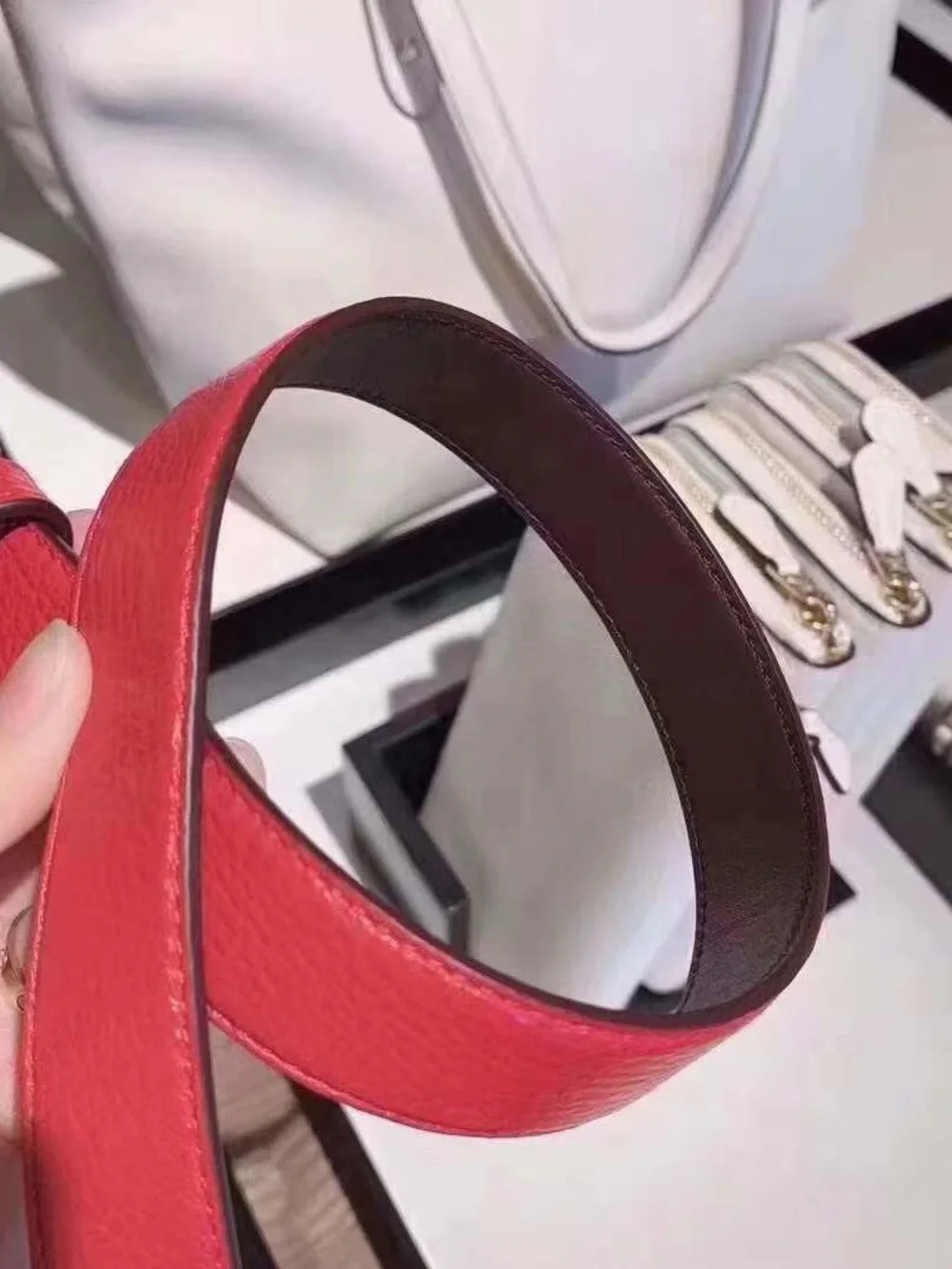 coach women belt —M